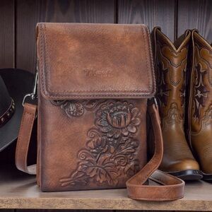 NWT Brown Crossbody Bag